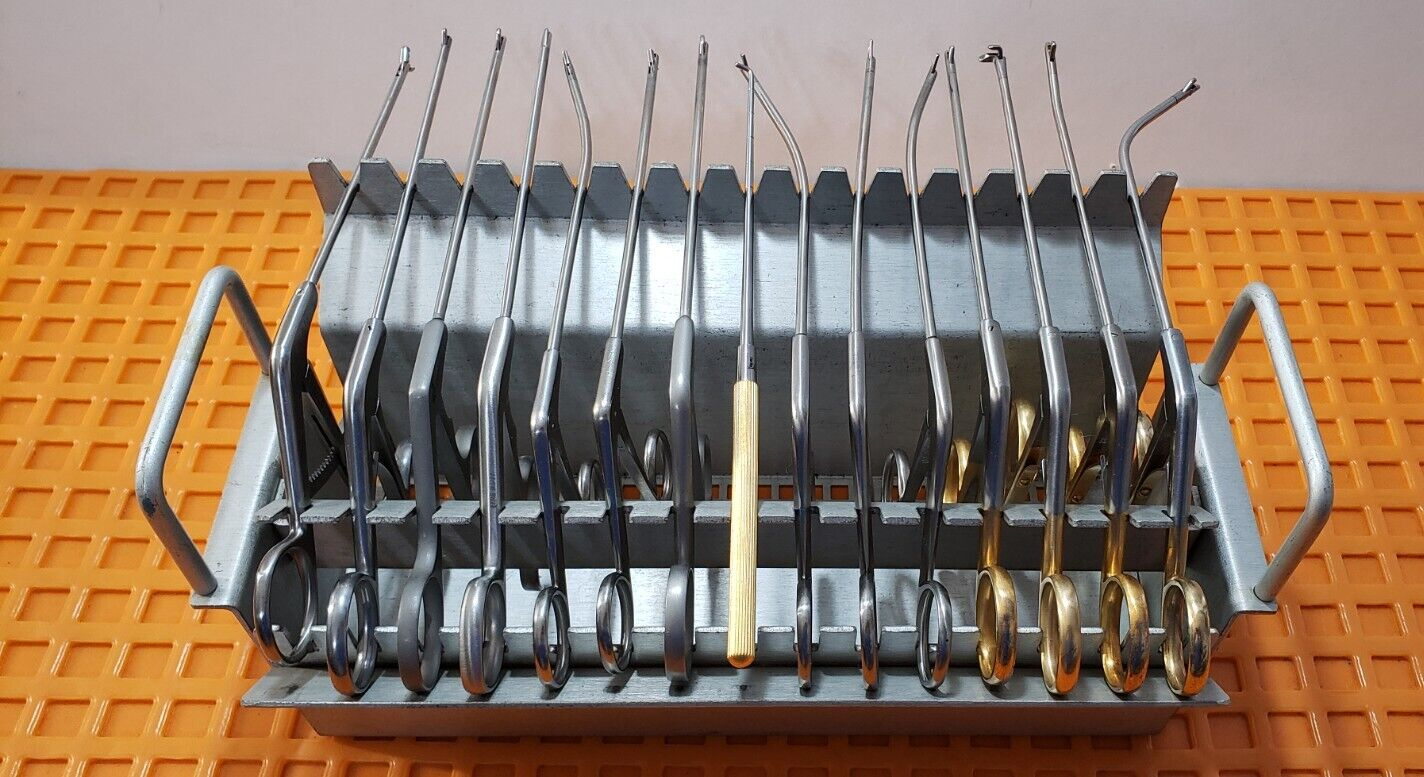 R.Wolf, EURO-MED Arthroscopy Biopsy Forceps Set of 14 with Instruments Rack