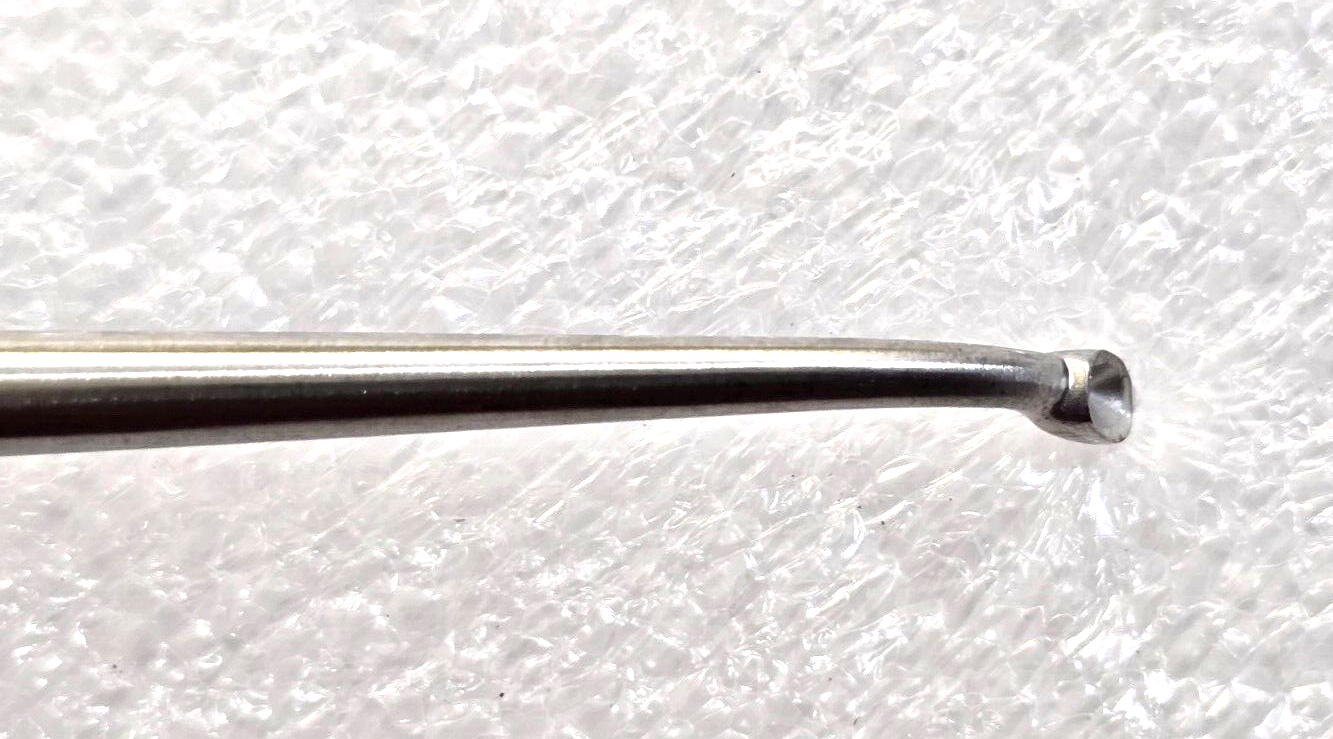 Ruggles RN1251 Surgical Neuro Spine Curette Size 2/0 Angle Down 12"