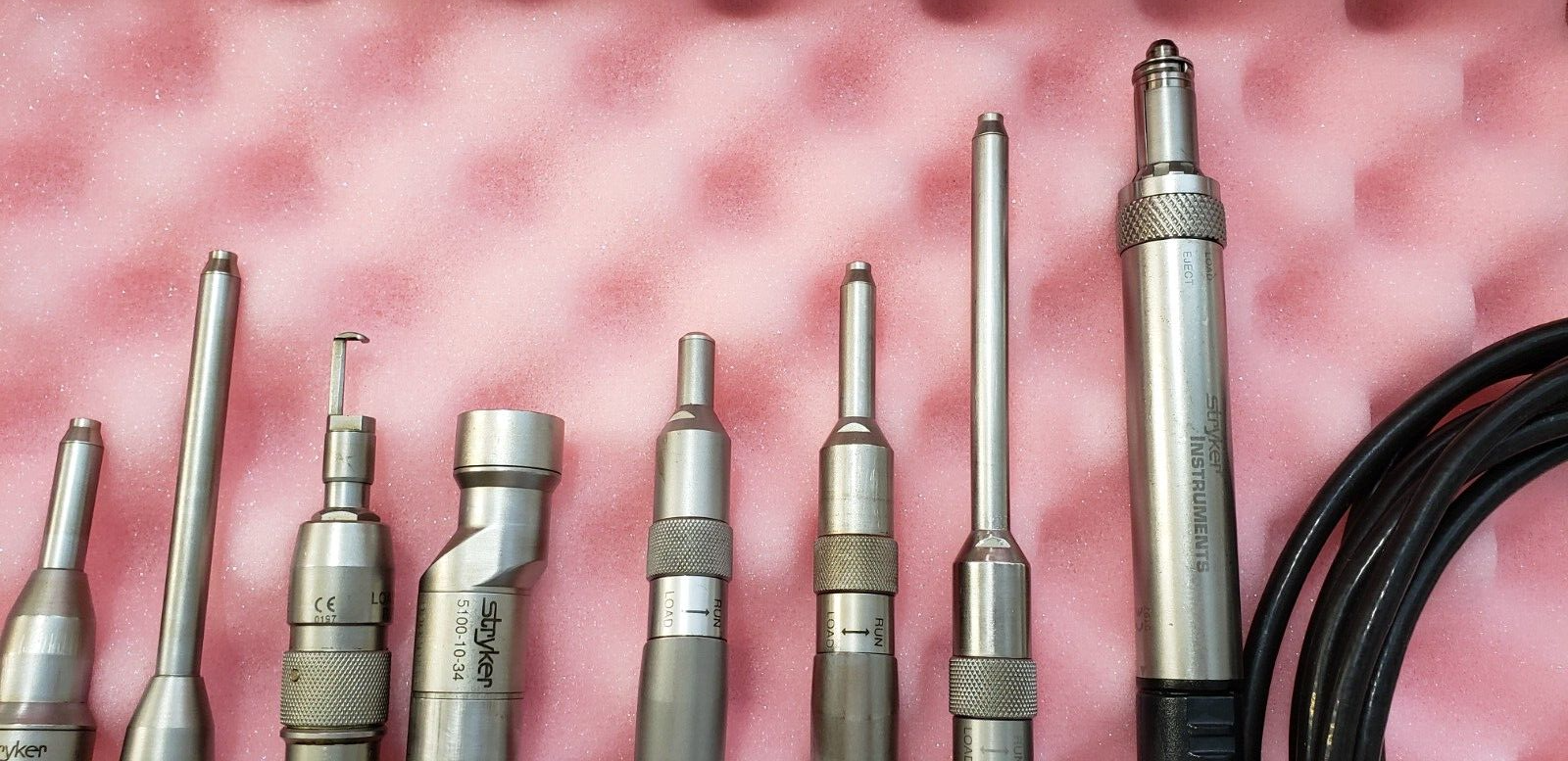 Stryker 5100-100 TPS U2 Drill 5100-010-060 Perforator Chuck 7-Attachments &Cable