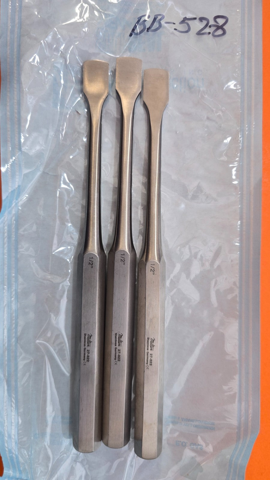 Miltex 27-822 Surgical Orthopedic Key Periosteal Elevator 1/2" Tip