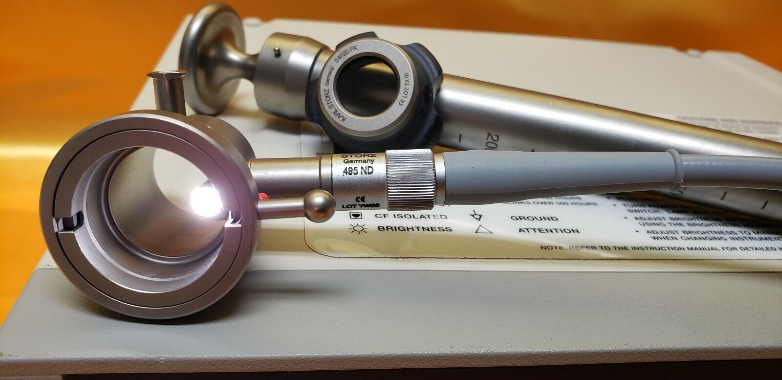 Storz 24920 Head Unit B&K Recto-Sigmoidoscope 20131520 xenon NOVA175 LightSource