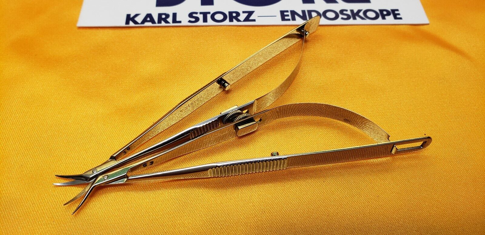 Karl Storz E3310 CASTROVIEJO Corneal Section Scissors 4.5" Right & Left Blade