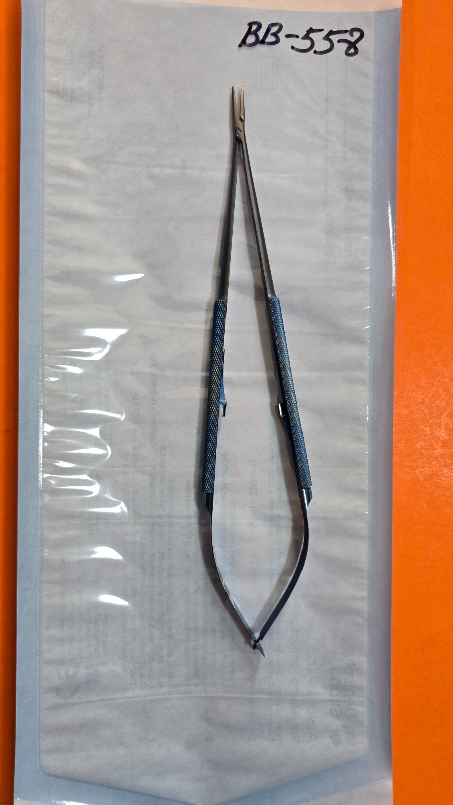 SSI ultra 55-2525T Surgical Titanium Jacobson Needle Holder 8" W-Lock