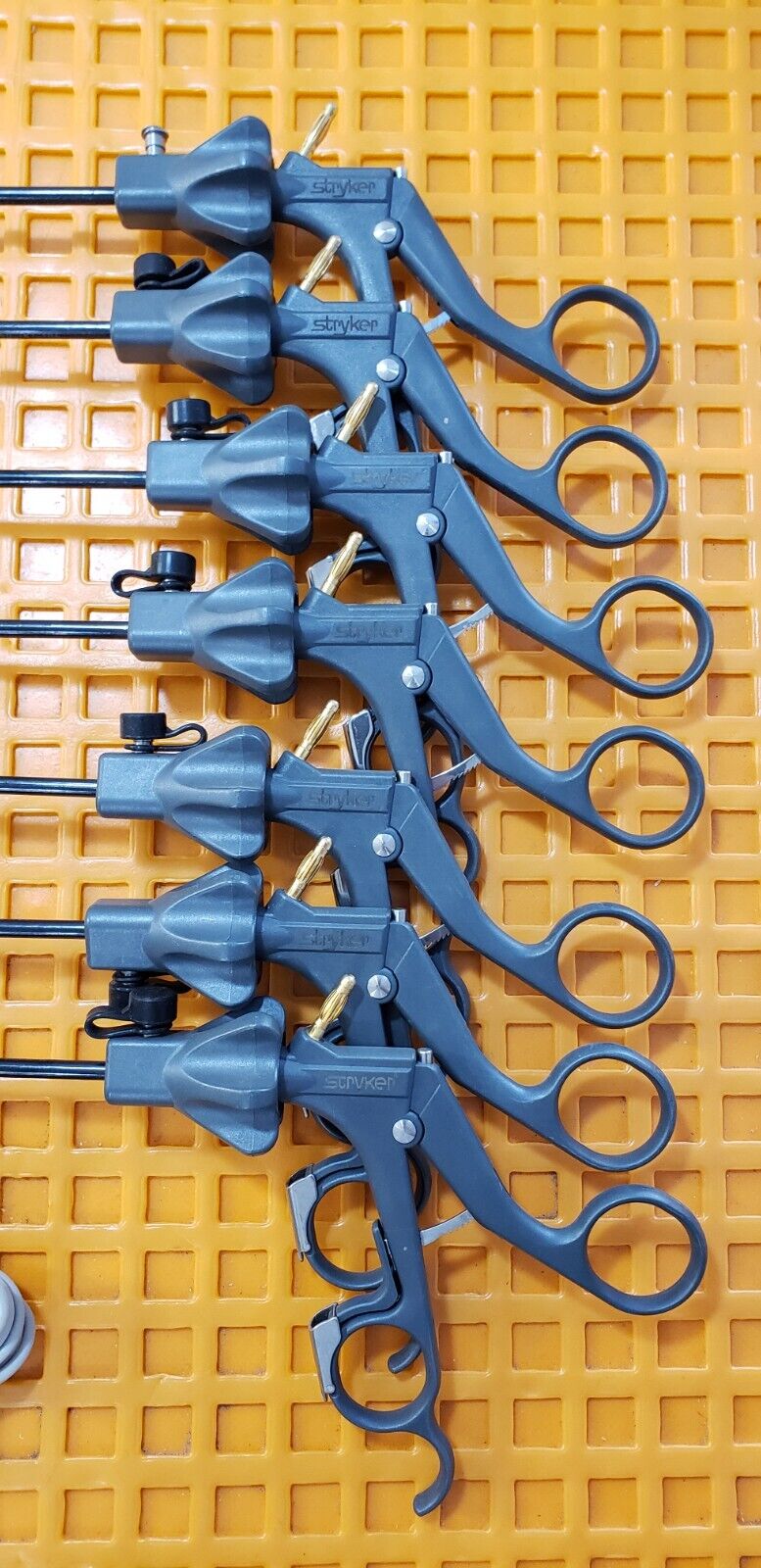 Stryker Laparoscopic 5mm x 30cm Monopolar Instruments Set of 9 Reusable & Tray