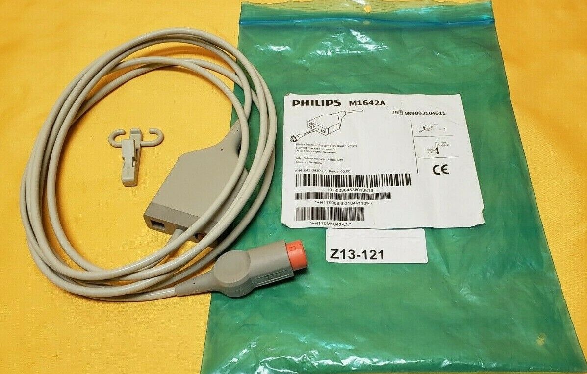 PHILIPS M1642A Cardiac Output Adapter Cables (Made in Germany)