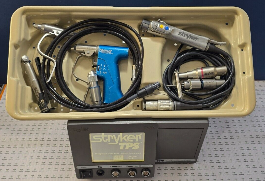 Stryker TPS System, Formula Shaver With Buttons, REMB Driver & Attachments