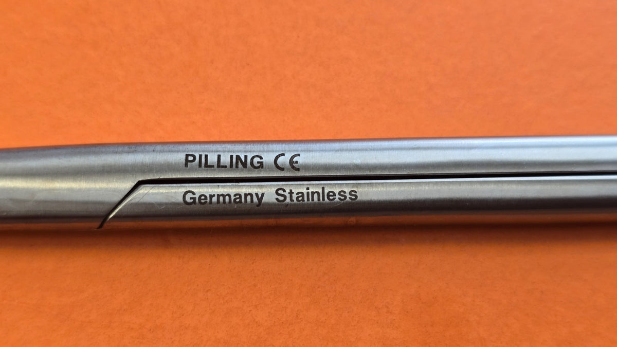 Pilling 342168 Surgical TC Debakey Metzenbaum Scissors 11.25" Curved