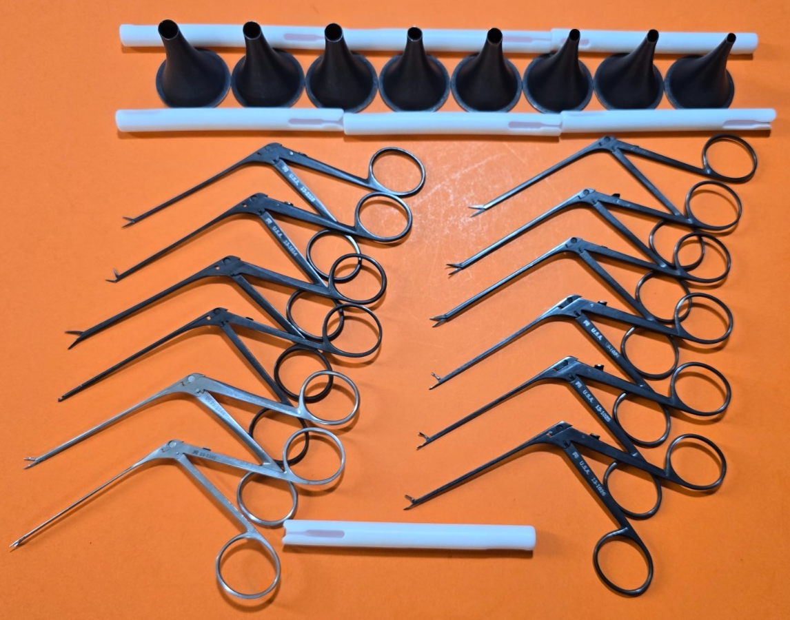RICHARDS Surgical Ent Cannula Scissors, Forceps Coated Instruments Set of 20-Pcs