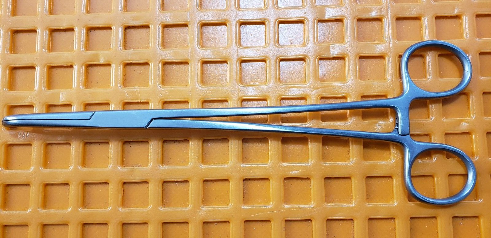 Premium Surgical LAHEY Gall duct Forceps 9" Longitudinal Serration Curved