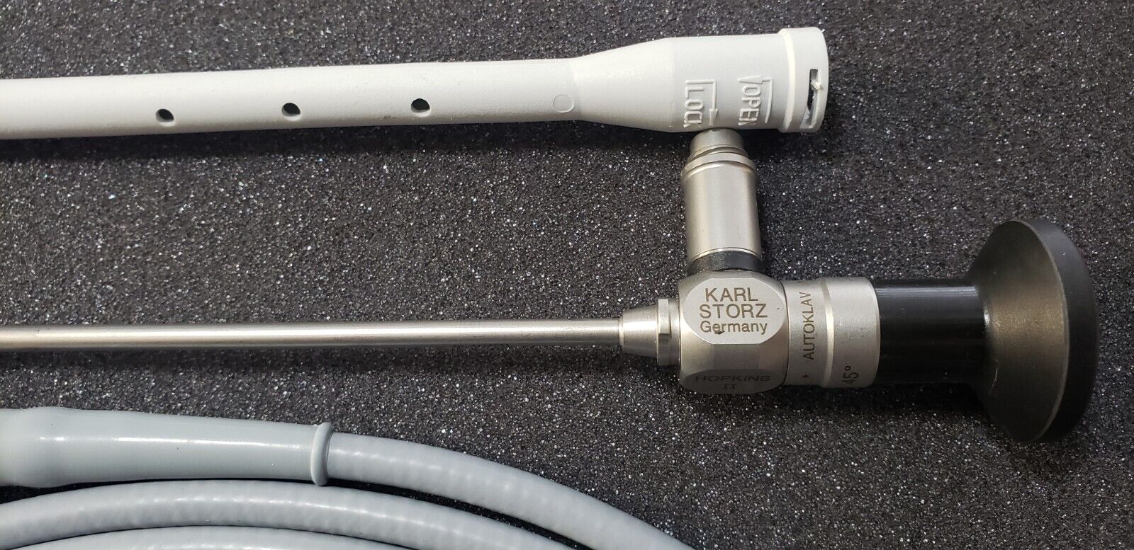 Karl Storz 7230 FA Arthroscope 4mm x 45 Degree 18cm & 495ND Fiber Optic Cable