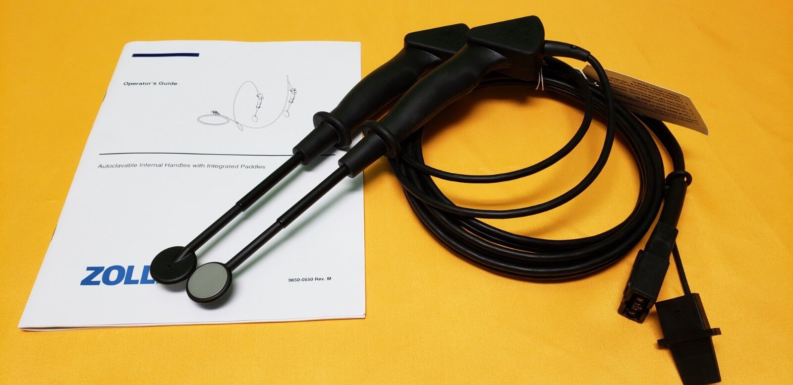 Zoll 8011013901 Autoclave able Internal Handles with Integrated Paddles & Manual