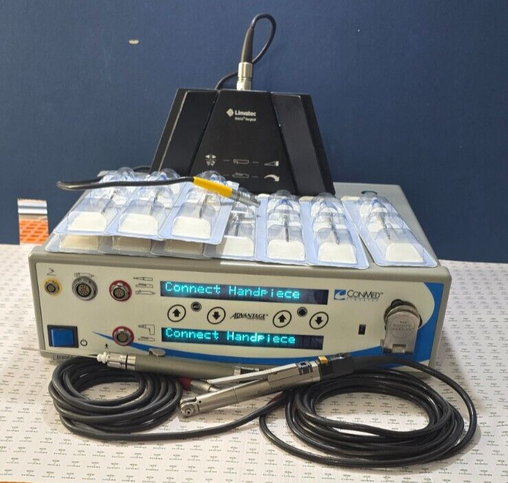 Conmed Linvatec D3000 Drive System With Foot switch & 2 Hand Pieces