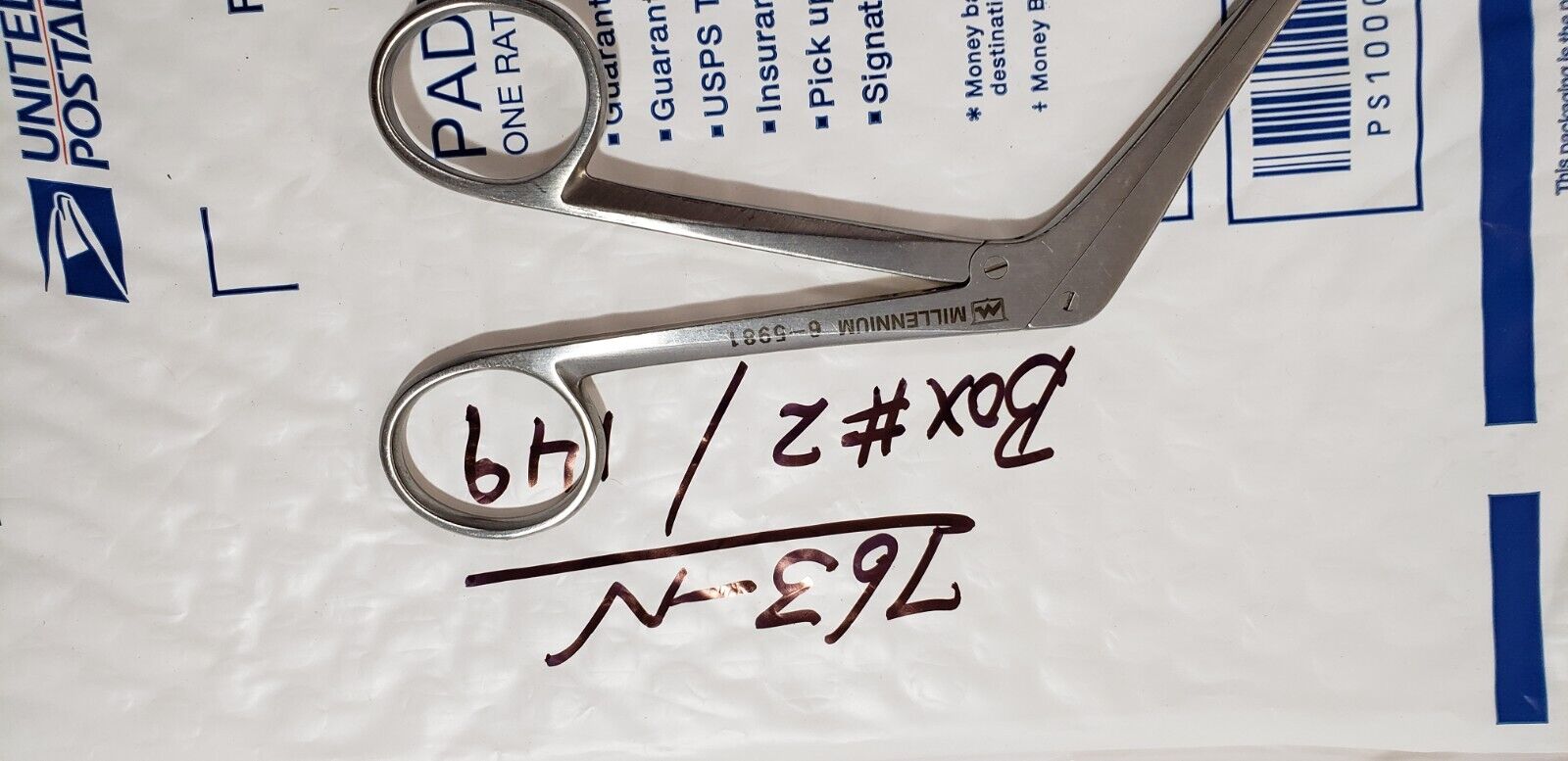 Millennium 6-5981 Surgical Orthopedic Cushing Rongeur 1.5mm x 10 mm 9" Up Angle