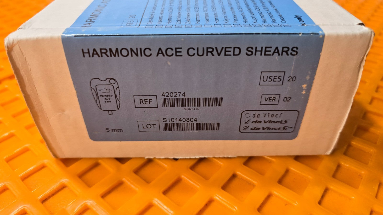 Intuitive Surgical  420274 harmonic Ace Curved Shears 5mm