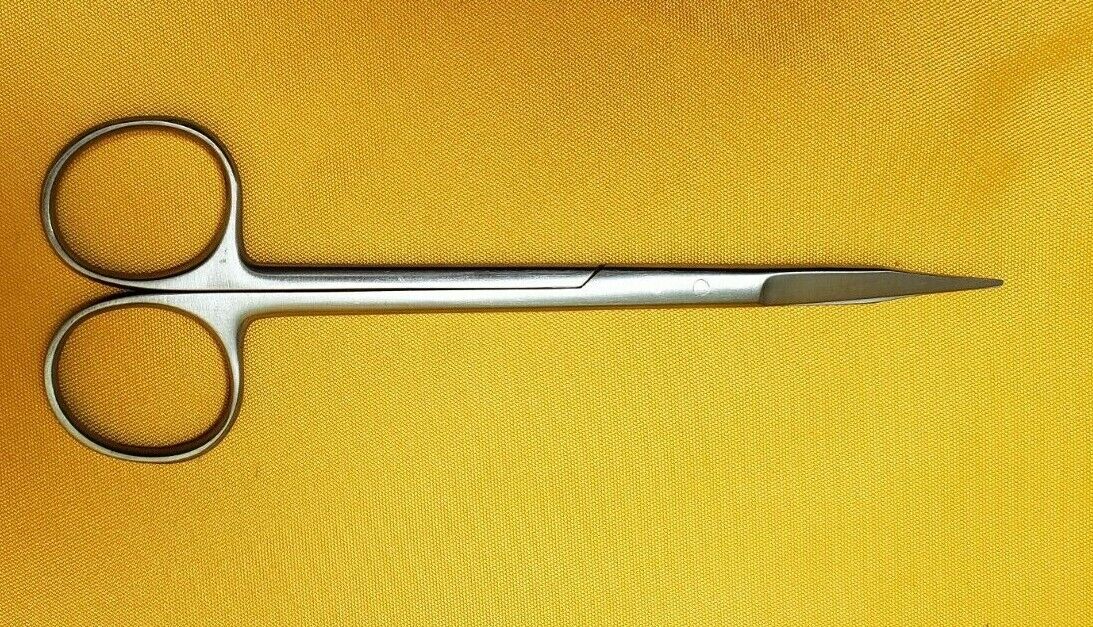 American Eagle 496 Surgical Dental Goldman Fox Scissors Straight Serrated Blade