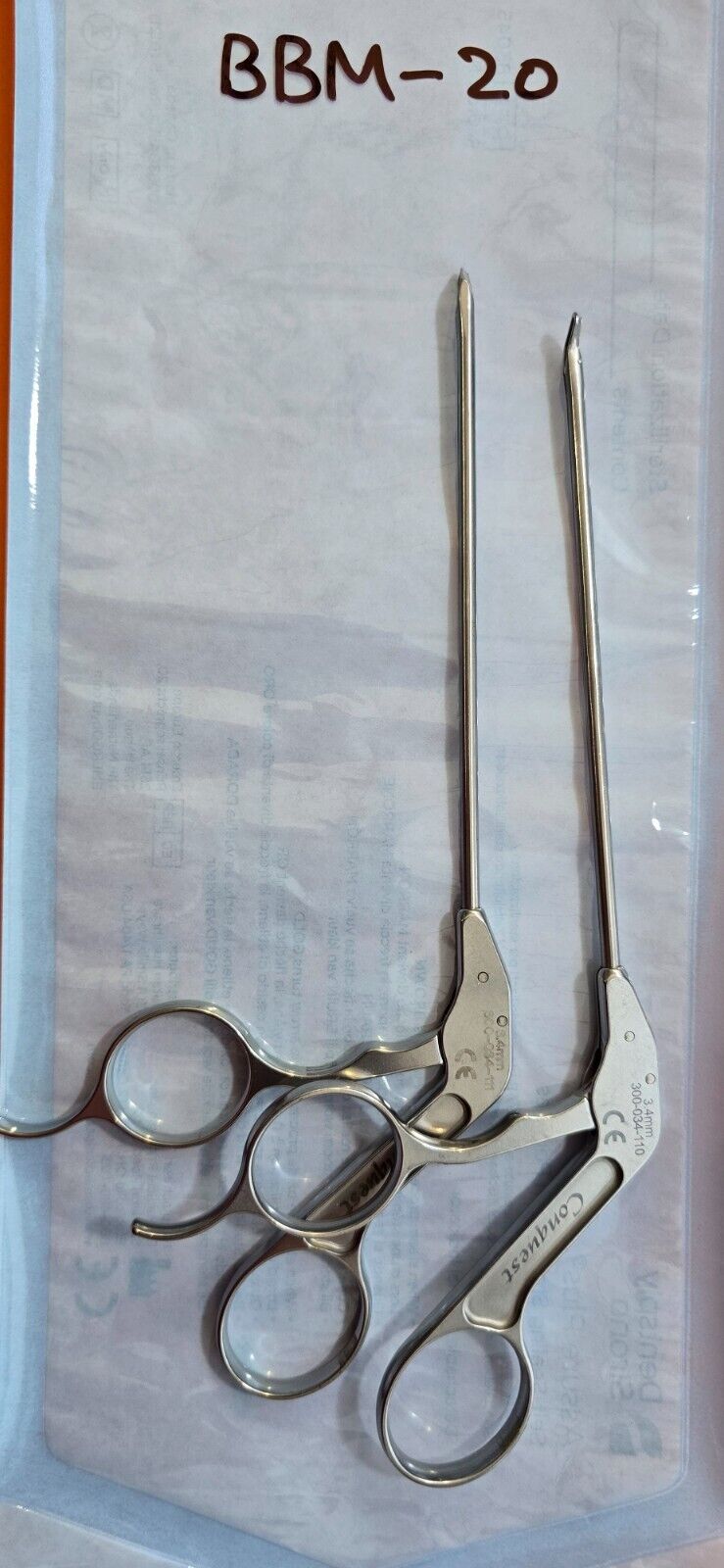 Stryker Conquest Arthroscopic Punch 3.4mm Right & Left 45* Degree