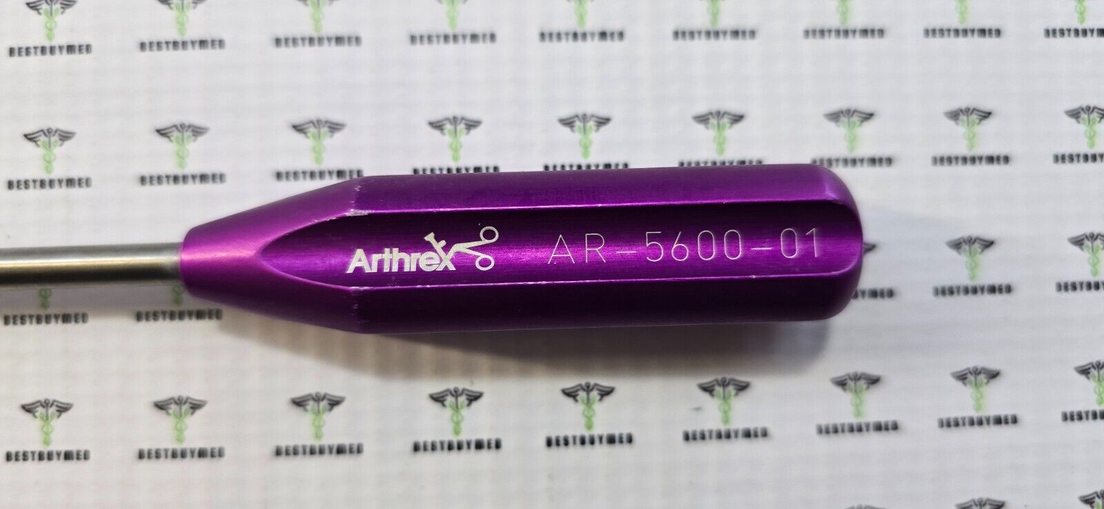 Arthrex Surgical Reusable 4mm OFFSET Instrument Purple handle  REF: AR-5600