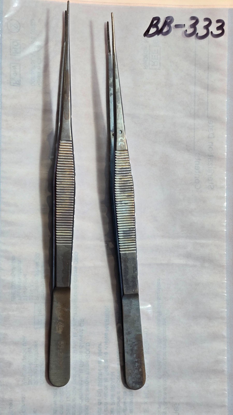 SSI Ultra 55-2005T Surgical Titanium Debakey Tissue Forceps  7.5"