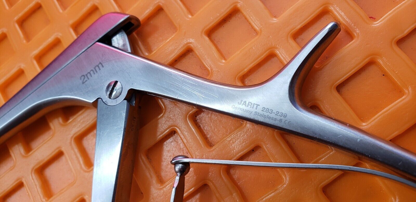 JARIT 283-239 Surgical Spurling Kerrison Rongeurs 40 Deg 2mm Up Bite 11" Shaft