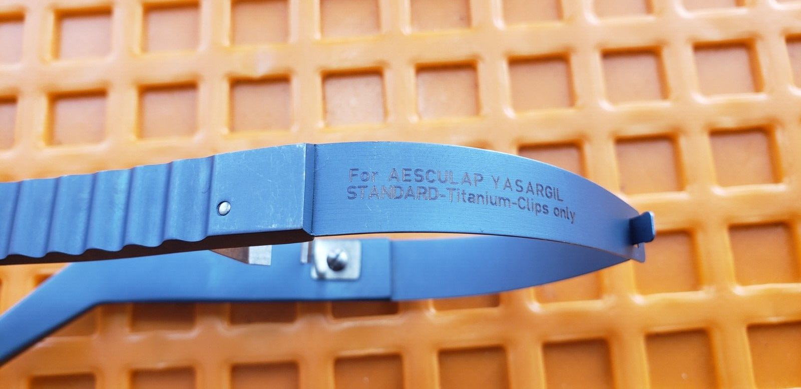 Aesculap FT480T,Surgical Neuro Titanium Yasargil Clip Applier Forceps Standard