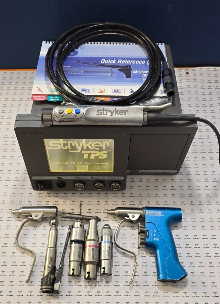 Stryker TPS System, Formula Shaver With Buttons, REMB Driver & Attachments