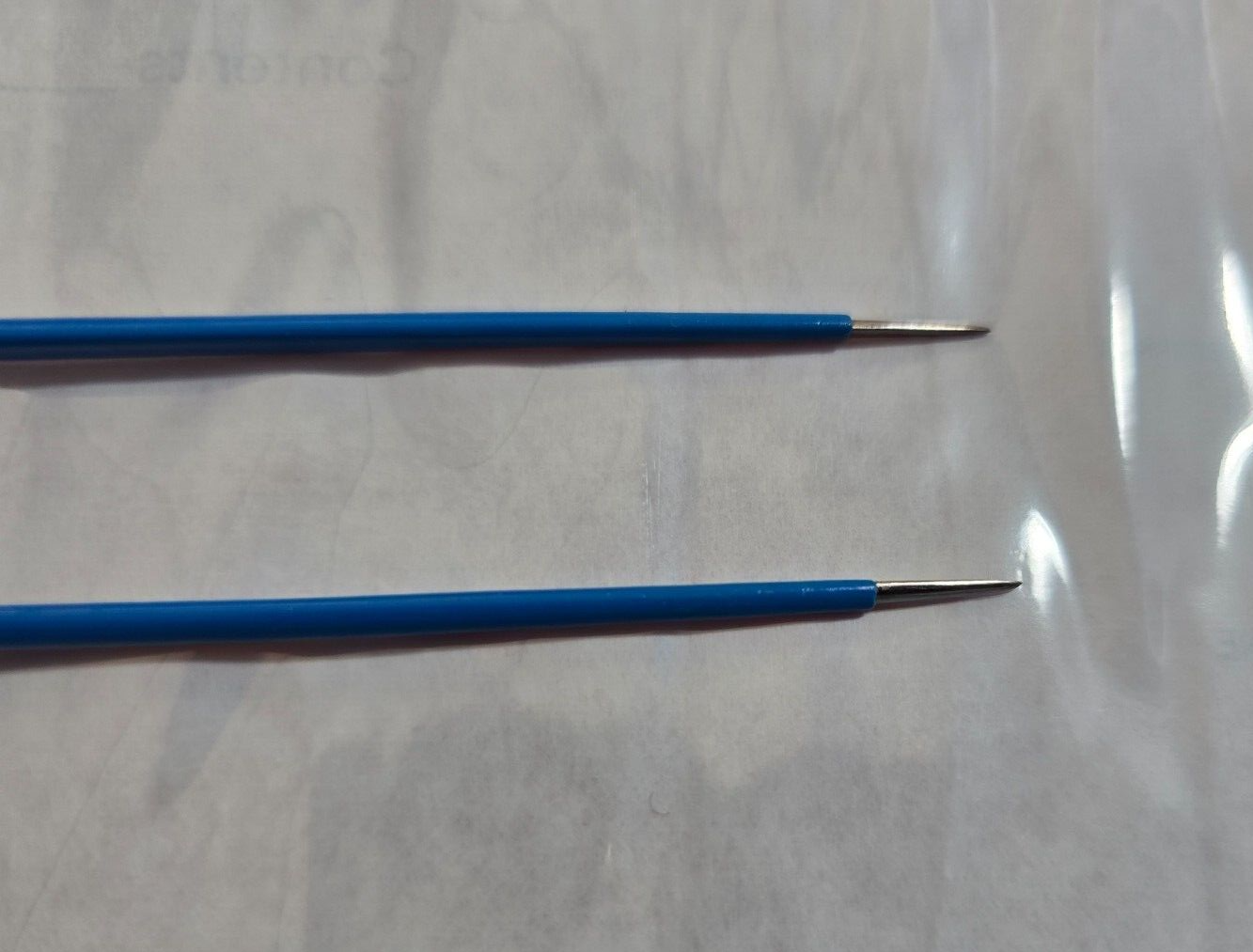 Turtle Surgical Bayonet Bipolar Forceps 7" Blue Coated & Bipolar Cord