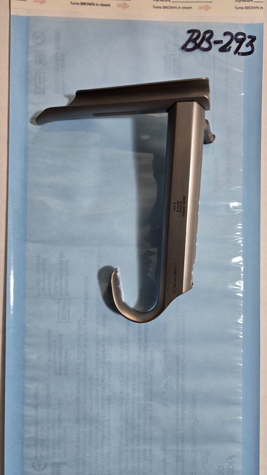 Karl Storz 8576 D Surgical Parson Laryngoscope Infant  9cm