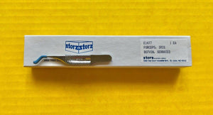 Storz Ophthalmic Iris Botvin Forceps, Serrated REF: E-1477