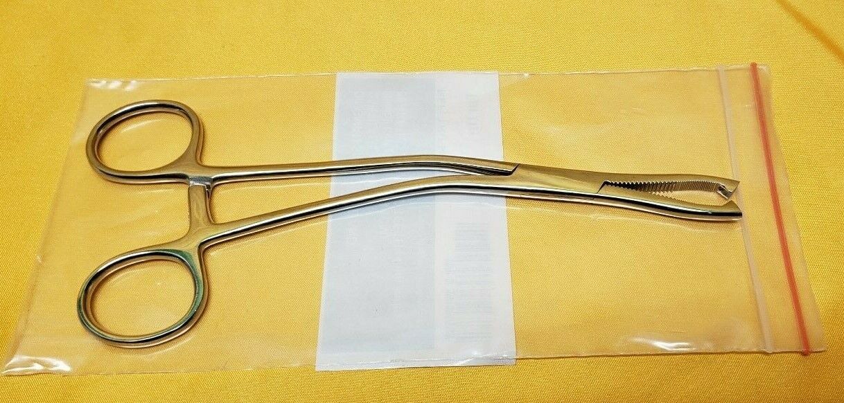 Turtle Dingman Cartilage Bone Clamp, 2x2 teeth 7.5" REF: TR-FR0110R