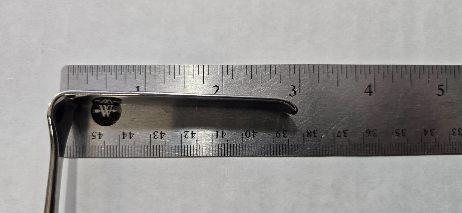 W. LORENZ Surgical Maxillofacial Retractor 9" x  1/2" x 3" Wide