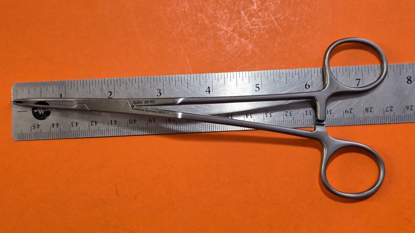 Miltex 28-152 Surgical McGivney Angled Shanks Forceps 7.5"