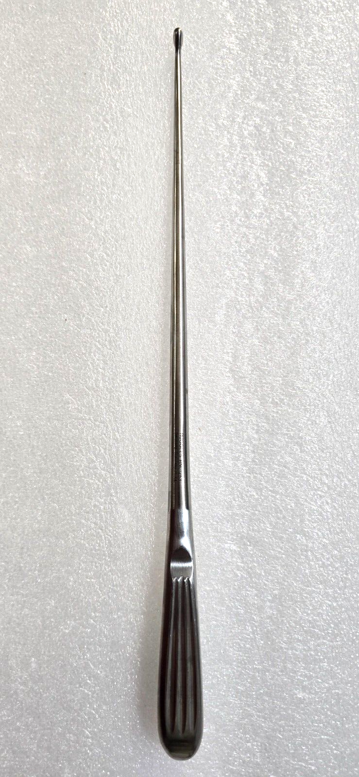 Ruggles RN1253 Surgical Neuro Spine Curette Size 1 Angle Down 12"