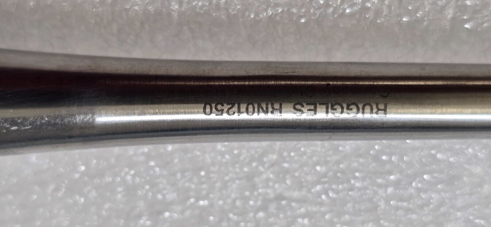 Ruggles RN1250 Surgical Neuro Spine Curette Size 3/0 Angle Down 12"