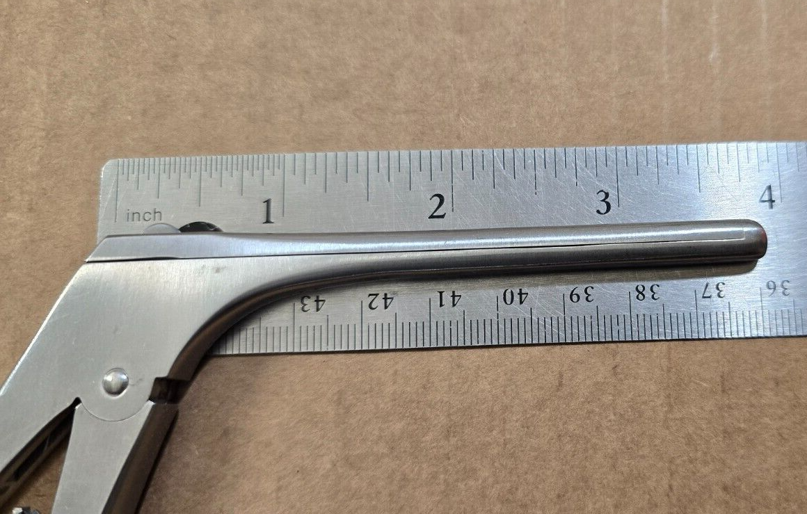 SSI 62-6206 Surgical ENT Kerrison Rongeurs 3mm x 90 Degree 4" Length