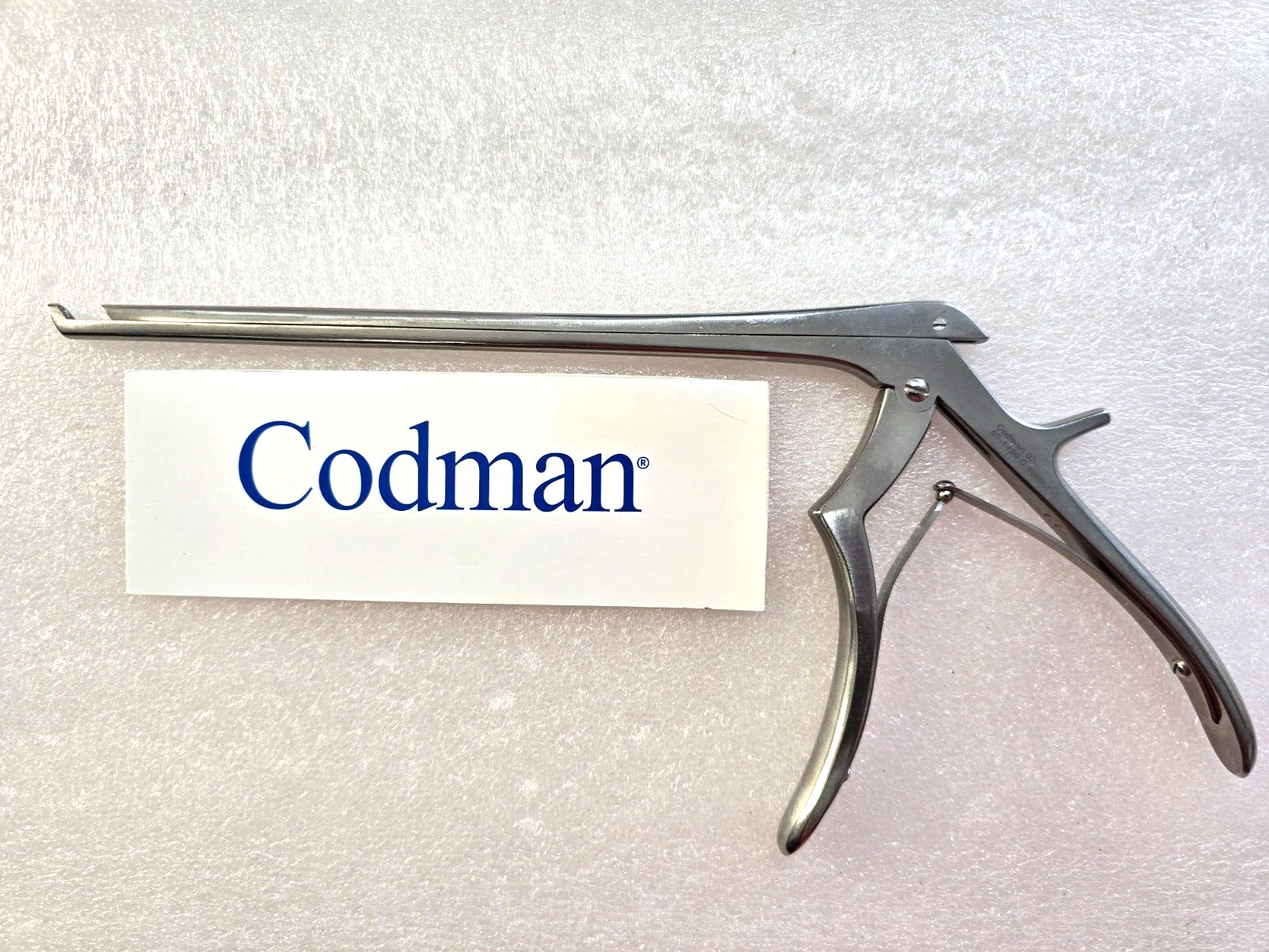 Codman 53-1420C Surgical Kerrison Rongeur 5mm 40 Degree 8" Shaft