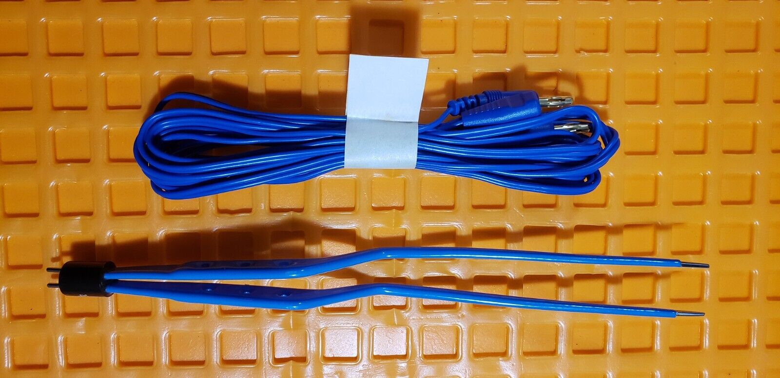 Turtle Surgical Bayonet Bipolar Forceps 9.5" Non Stick with Bipolar Cord