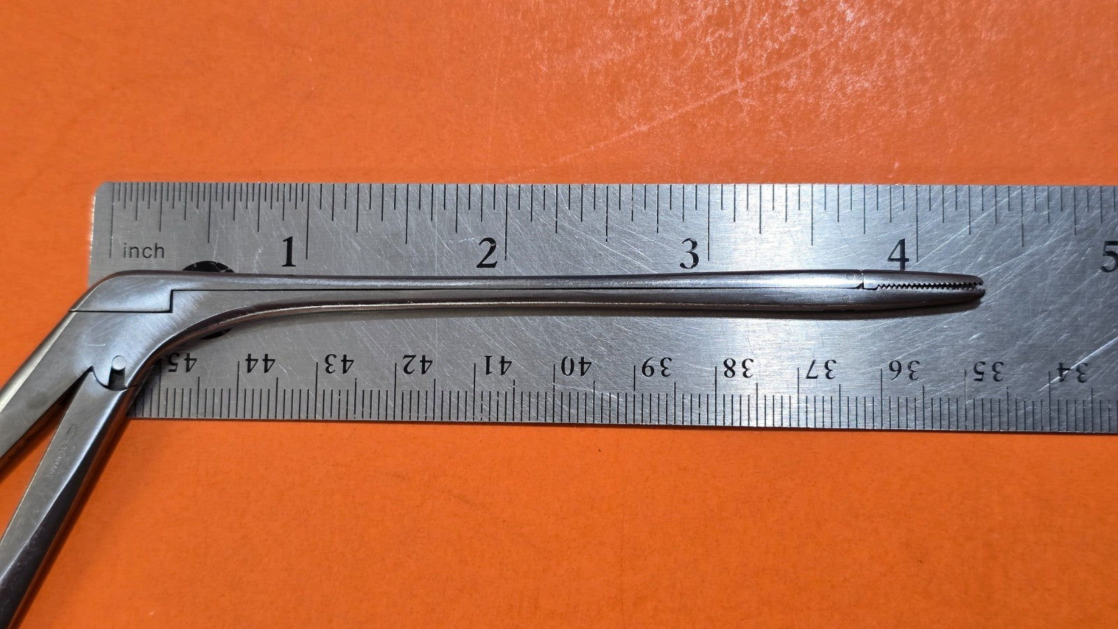 PILLING Weck 031225 Surgical Alligator Forceps 4.25" serrated Jaws.