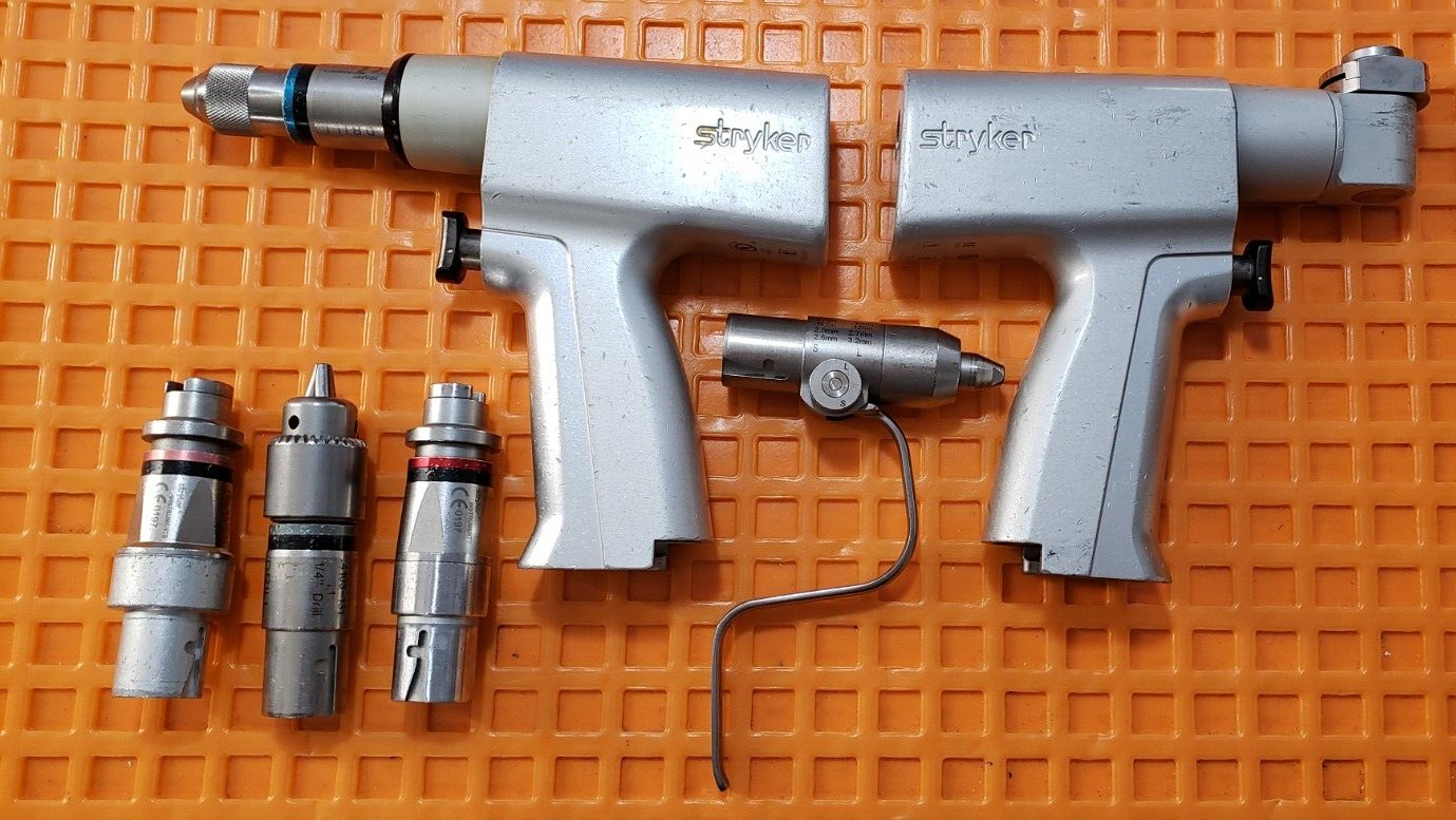 Stryker System 4 ,4103 Rotary Handpiece & 4108 Sagittal saw -126 Pin Collet