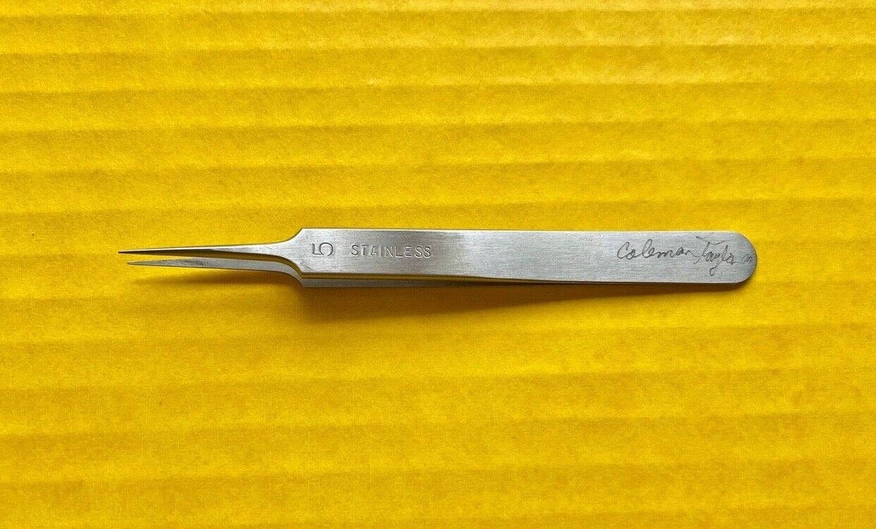 Dixon Swiss Tweezer Fine Tips, #5, 4.25"