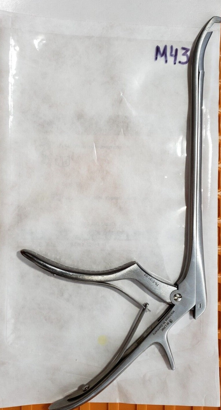 W.LINK 75-3151/03 Surgical Orthopedic Kerrison Rongeur 3mm Up 40 Degree 8" Shaft