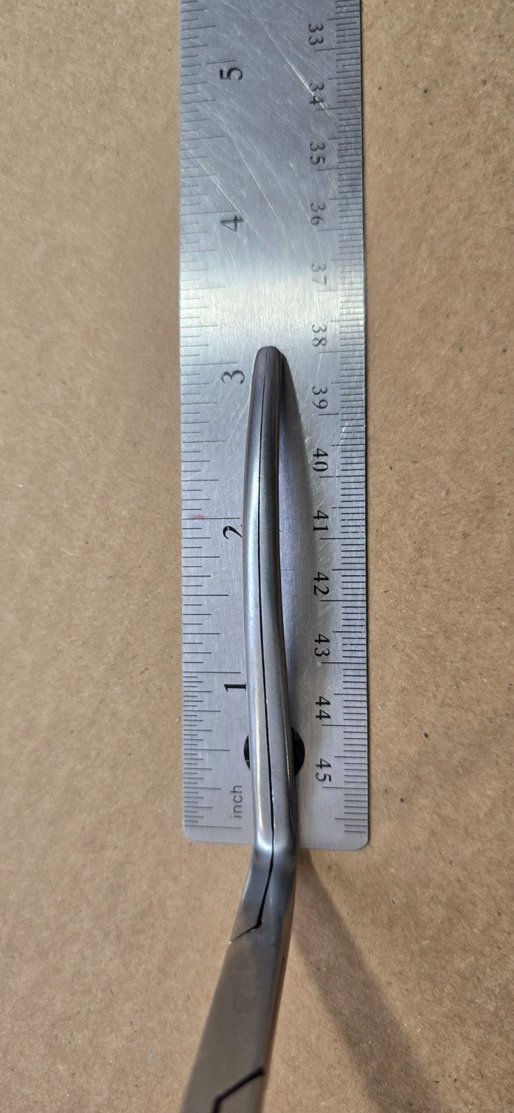 Pilling Surgical Debakey Aorta Clamp 9.5" Curved Shanks Angled Jaws