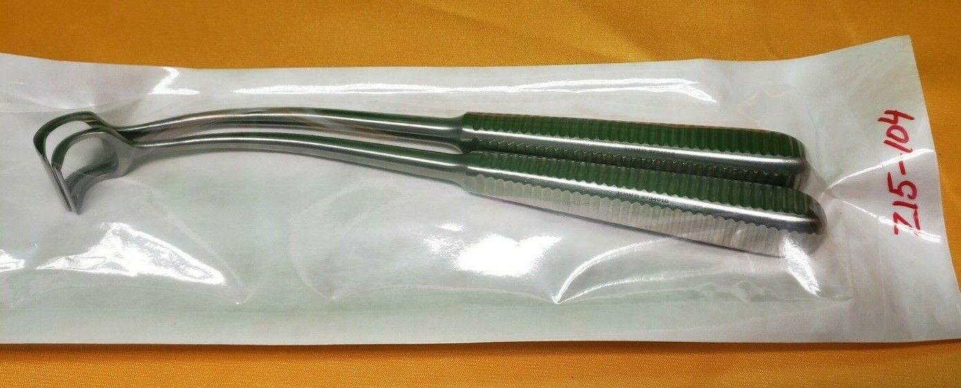 XOMED 3734010 Reverse Adenoid Curette Set 3734012 Size #2,#4 Length 8.5"
