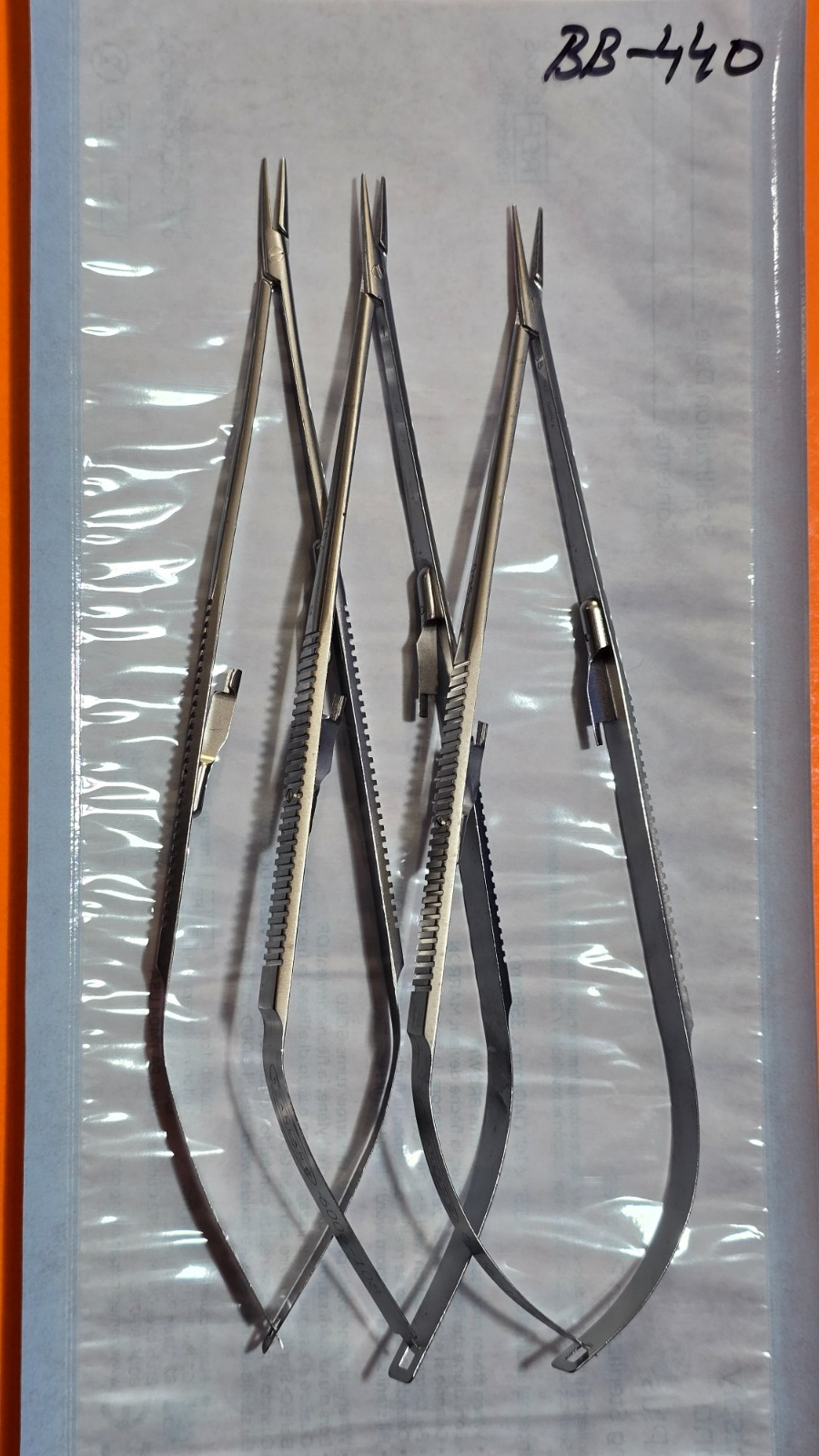 SCANLAN 6006-108 Surgical Jacobson Micro Needle Holder 8" Straight Diamond Dust