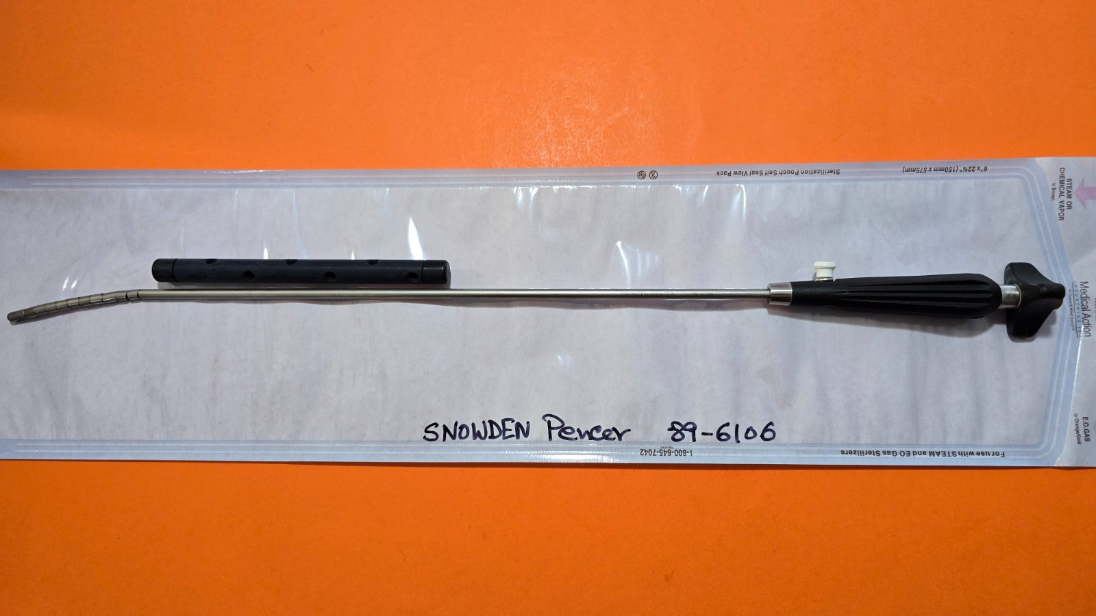 Snowden-Pencer 89-6106 Surgical Retractor 5mm x 36cm / Grasping Forceps