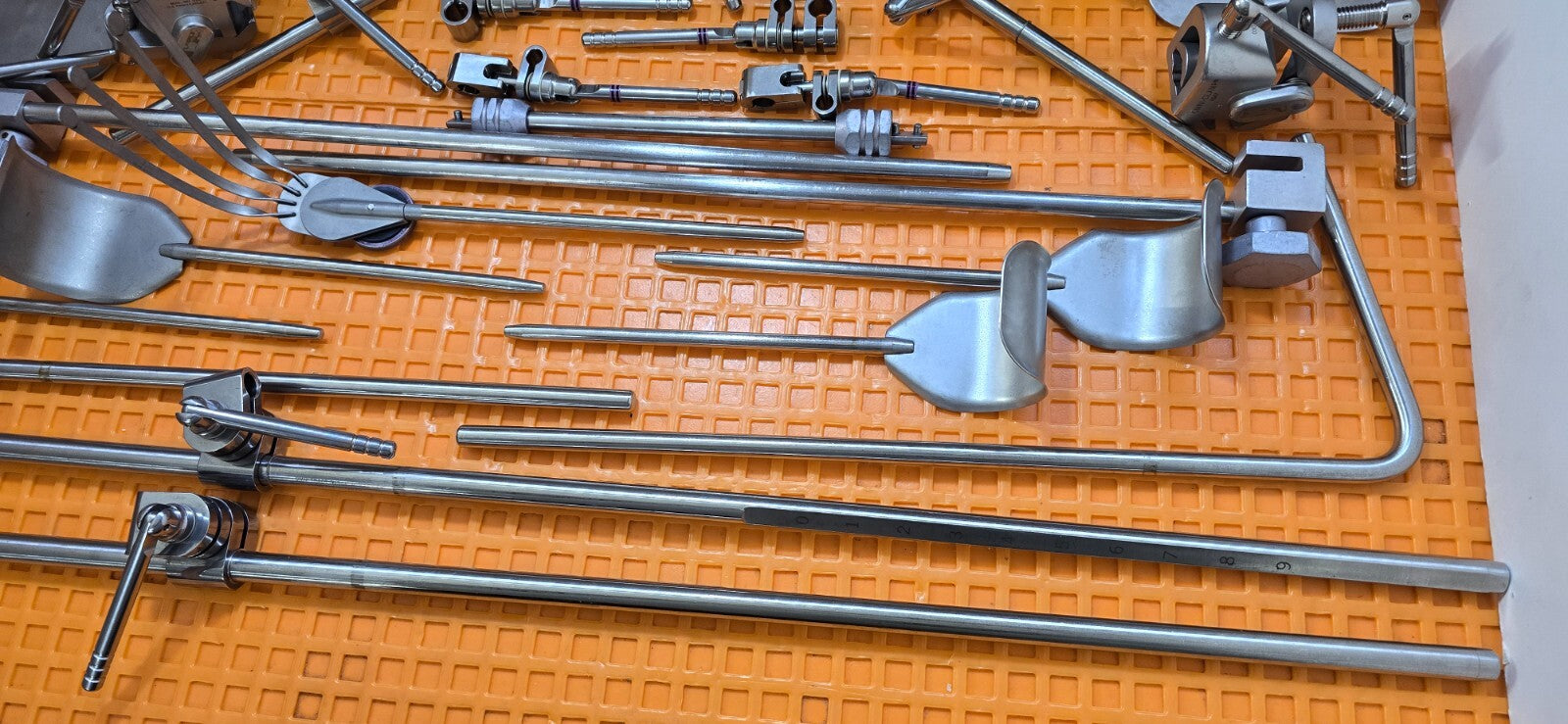 Omni-Tract Surgical Retractor Set with Sterilization Box. (Made in USA)