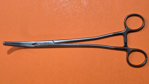 Cooper Surgical Zeppelin-Hysterectomy Clamp Curved 9.5" Ref: 16077GY