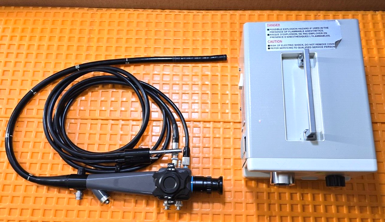 OLYMPUS CLK-4 Halogen Light Source with Fiber Scope Zero Broken Fiber.