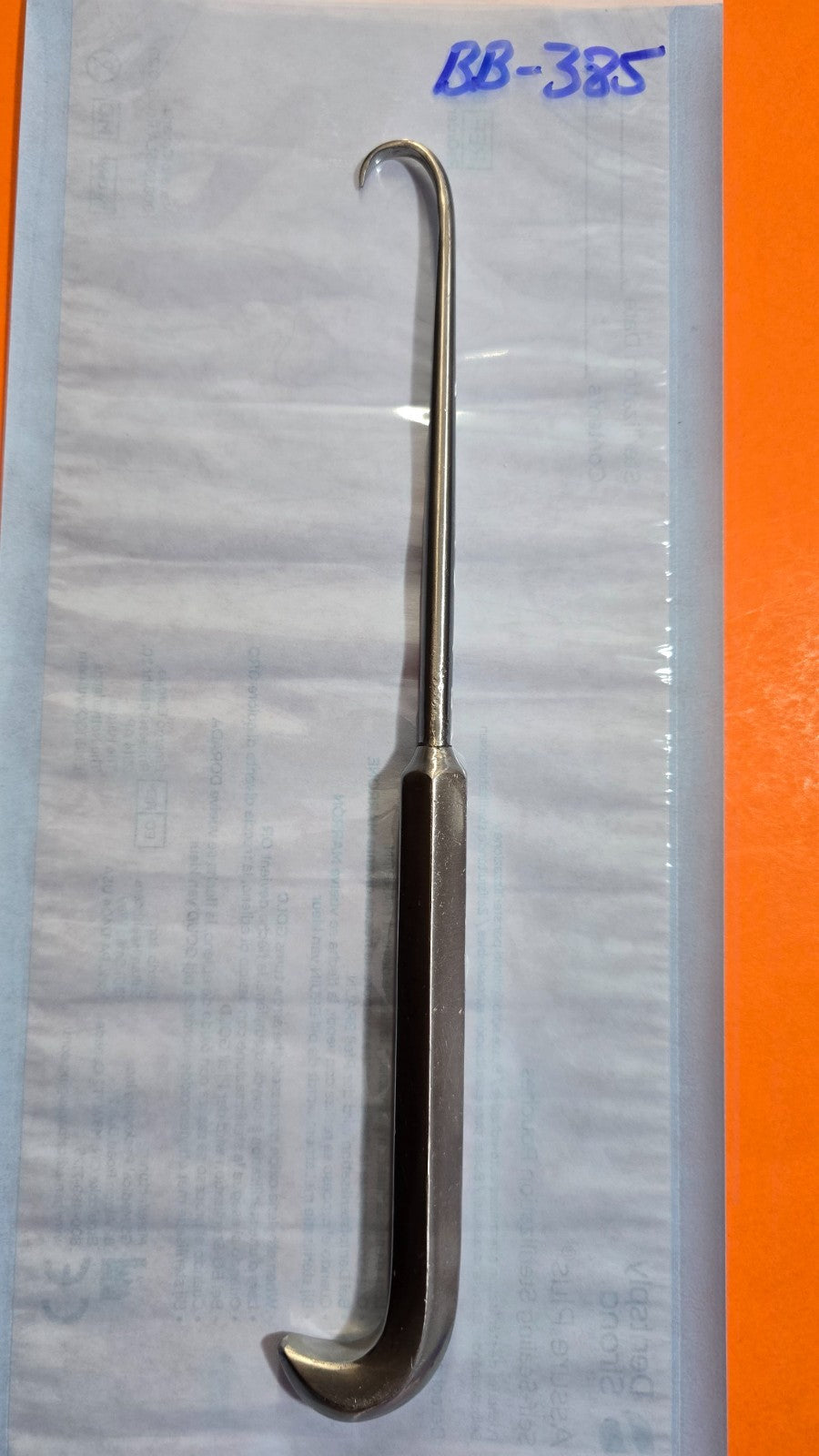 Richards 11-0472 Surgical Orthopedic Hook Single Prong Curved 9.5"