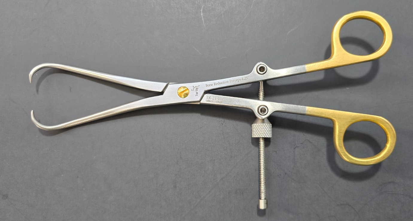 Turtle TR-21-107 Orthopedic Bone Reduction Forceps 8.25" with Speed Lock
