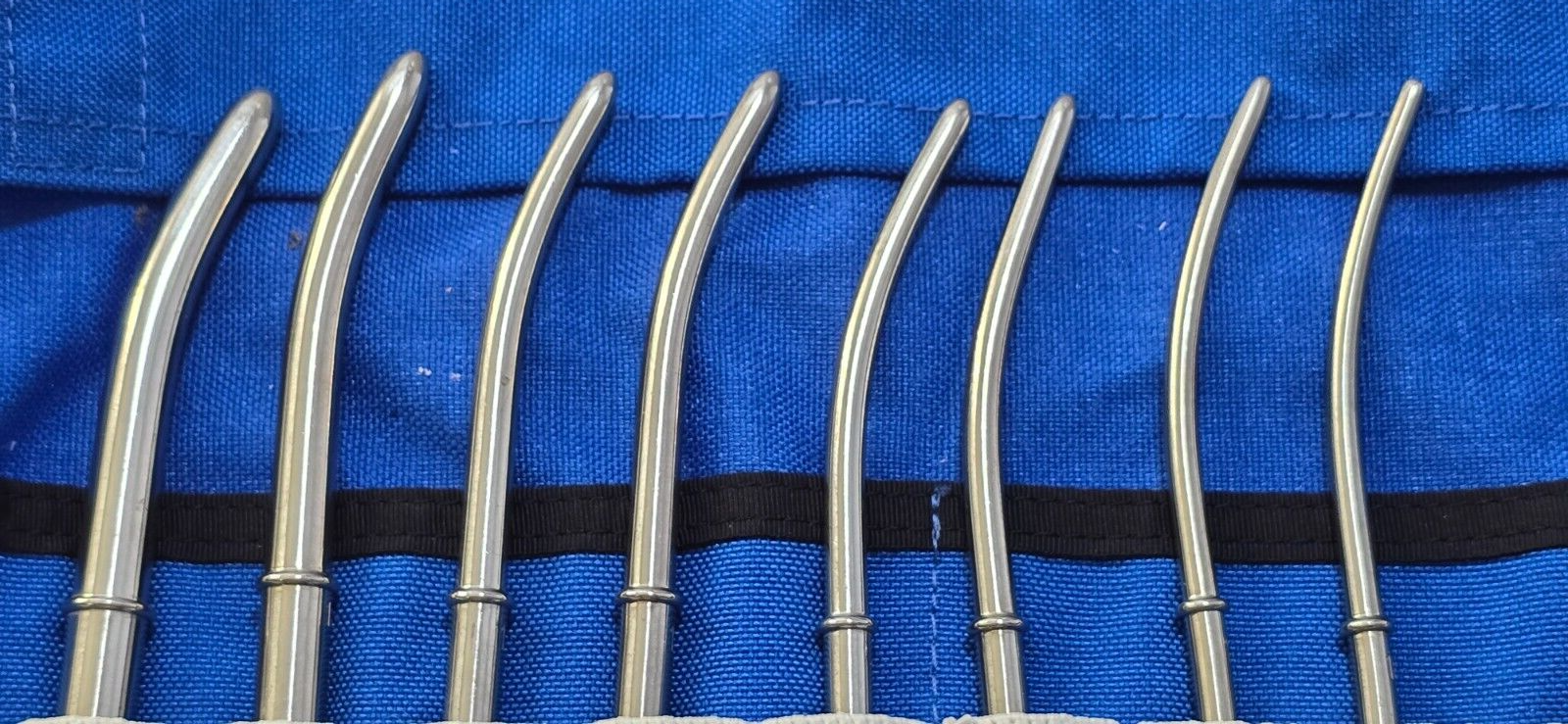 Codman Surgical Hank Dilators Set of 6 Double Ended in Case.